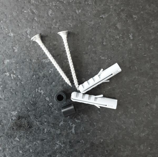 2 x bevestigingsmateriaal